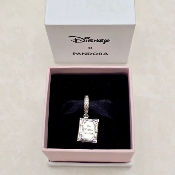 Pandora Jewelry - Pandora Disney Parks Our Magical Vacation Book Dangle Charm